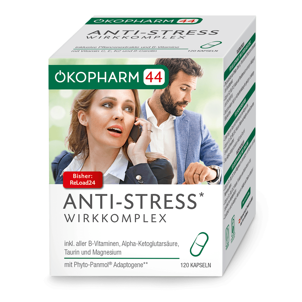 Ökopharm44® Anti-Stress Wirkkomplex Kapseln für Energie und Erholung