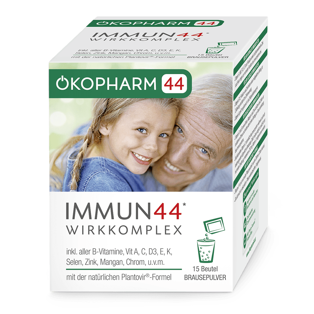 Ökopharm44® Immun44® Wirkkomplex Brausepulver für ein starkes Immunsystem