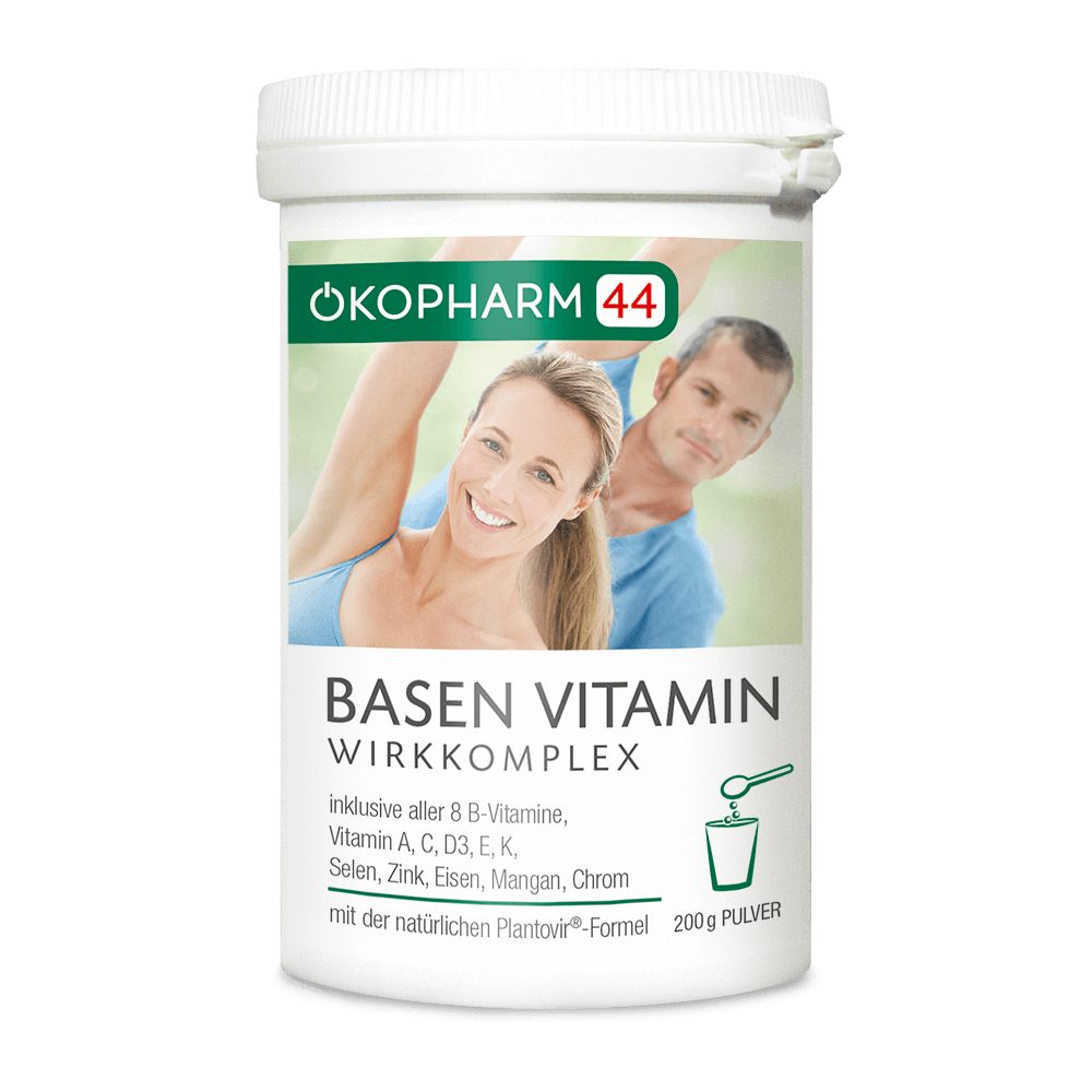 Ökopharm44® Basen Vitamin Wirkkomplex Basenpulver mit basischen Mineralien