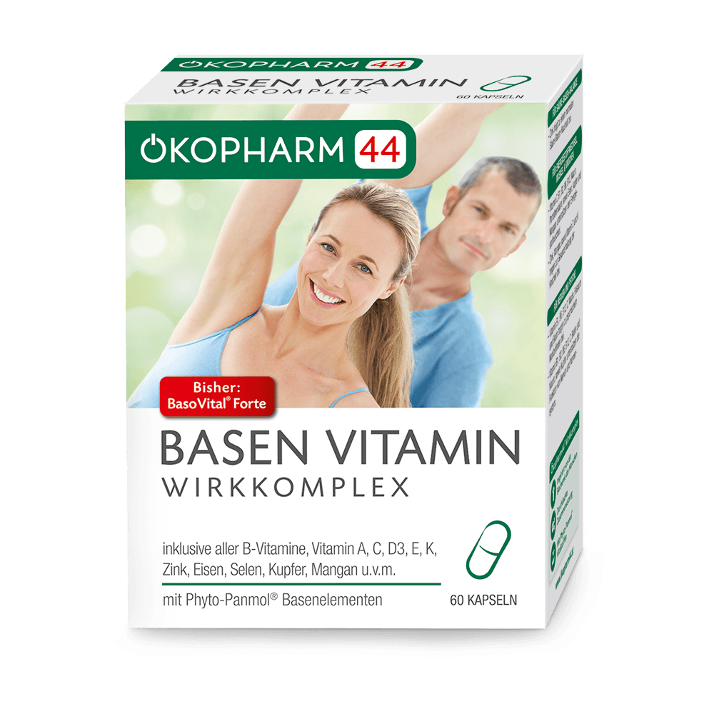 Ökopharm44® Basen Vitamin Wirkkomplex für einen guten Säure-Basen-Haushalt